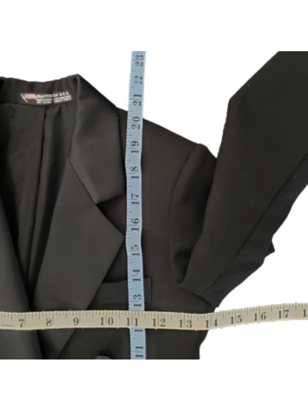 Oscar de la Renta Boys Tuxedo Jacket Size 7 Black Formal Blazer